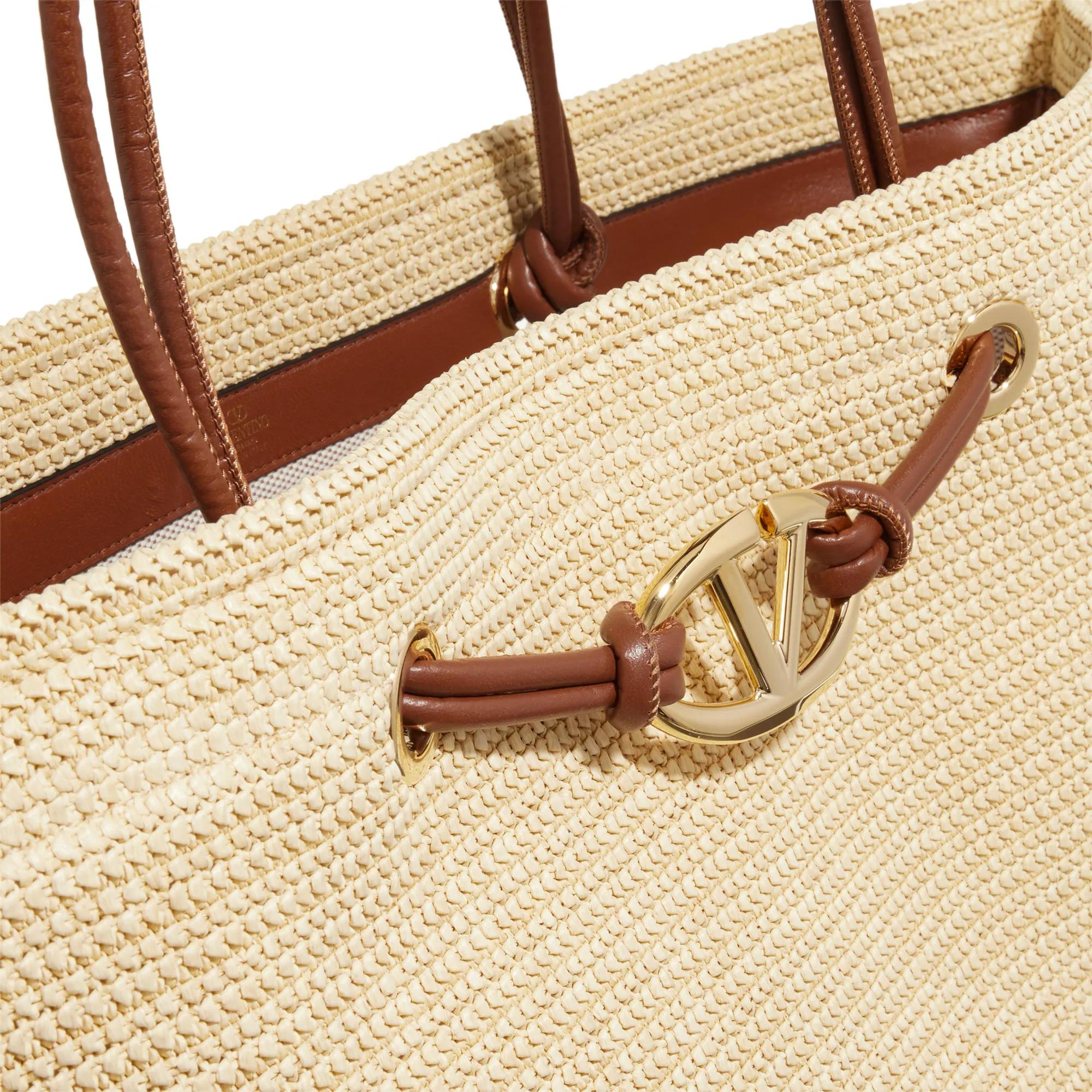Valentino Garavani Pochettes Tote Bag Paglia in beige