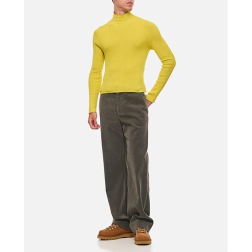 RIER Pullover Yellow Ribbed Turtleneck Yellow (Image 2)