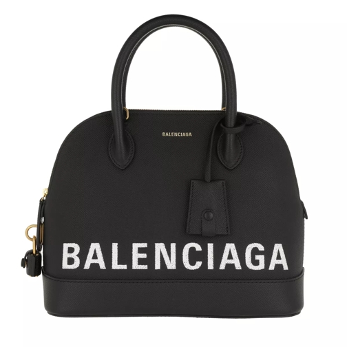 Balenciaga Balenciaga Ville Handle Bag Small Leather Black Axelremsväska