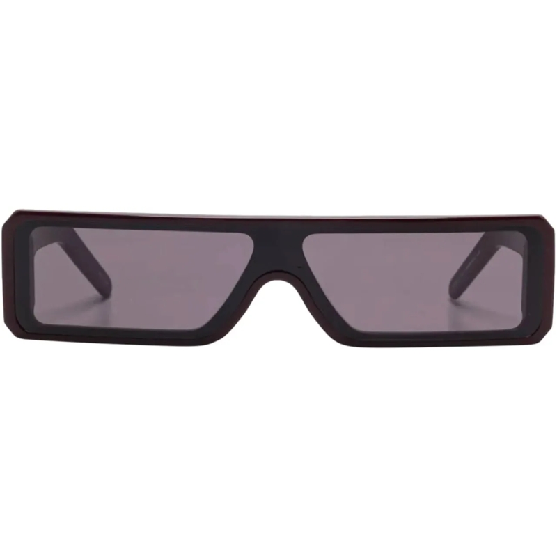Rick Owens Sonnenbrille Sunglasses Gethshades Mahogany Temple/blk Lens rot