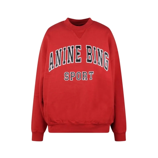 Anine Bing Chemises Jaci Sweatshirt Red