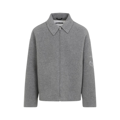 Jil Sander Übergangsjacke Grey Virgin Wool Coat Grey