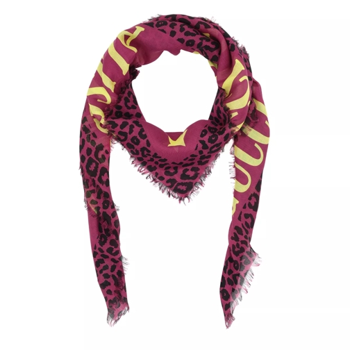 Gucci Gucci Scarf Leopard Print Pink Halstuch