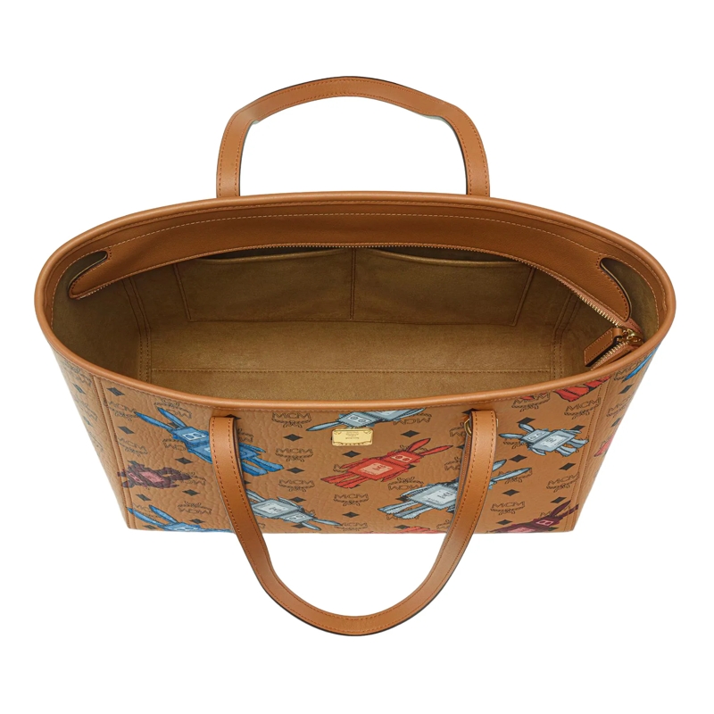 MCM Sac à provisions Mcm Toni Vi Shopper Med Co Cognac(Image 4)