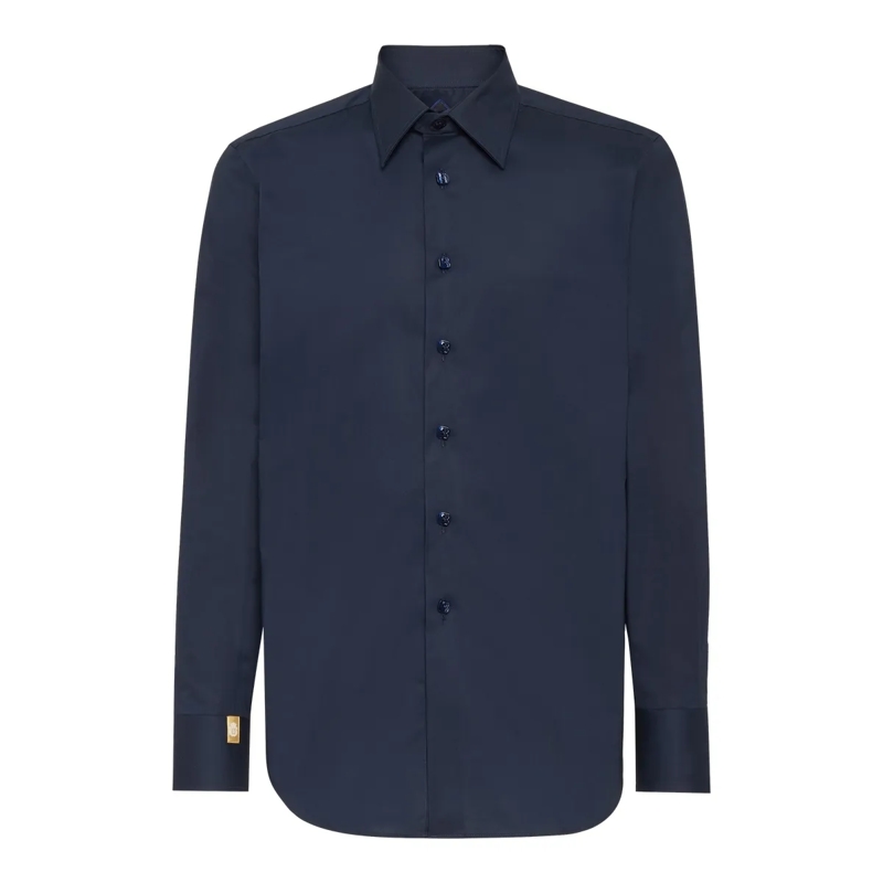 BILLIONAIRE Hemd Hemd Slim Fit dunkel-blau