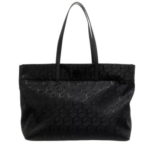 MCM Aren Shopper Medium Black Shopping Bag