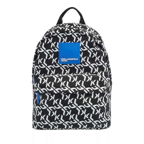 Karl Lagerfeld Jeans Urban Nylon Backpack Aop Blue Animal Print Backpack