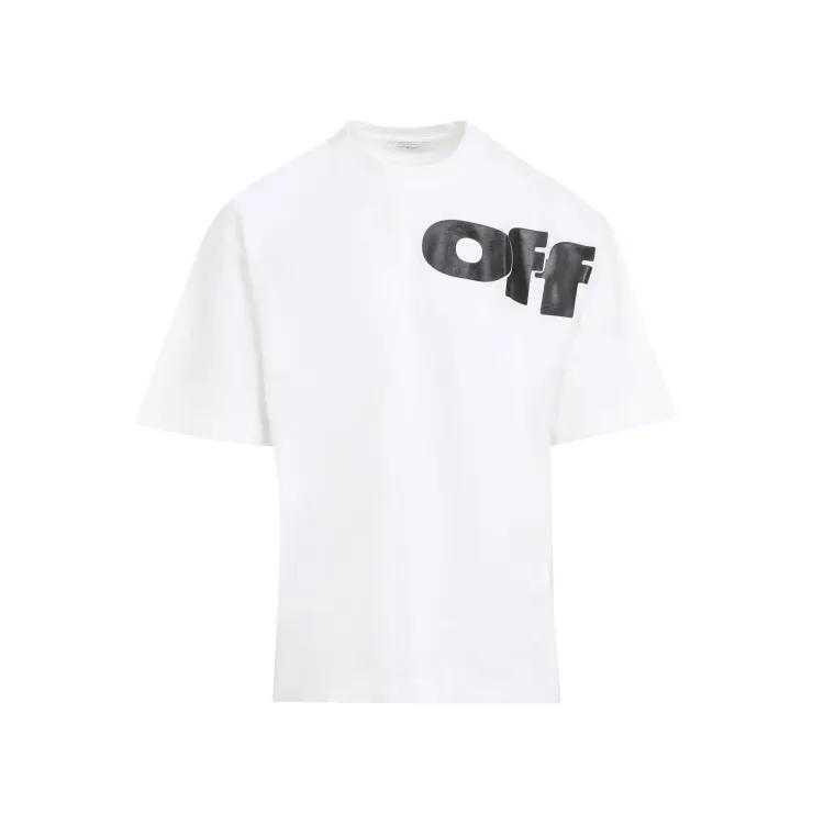 Off-White - Shared Logo Skate Short Sleeve Tee - Größe XL - weiß