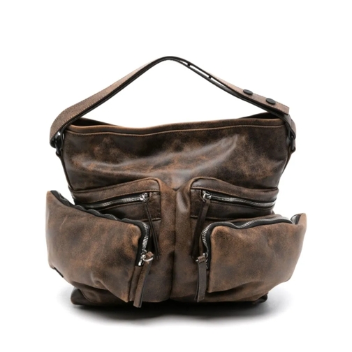 Vic Matié Crossbody Bag Brown Leather Bag Brown