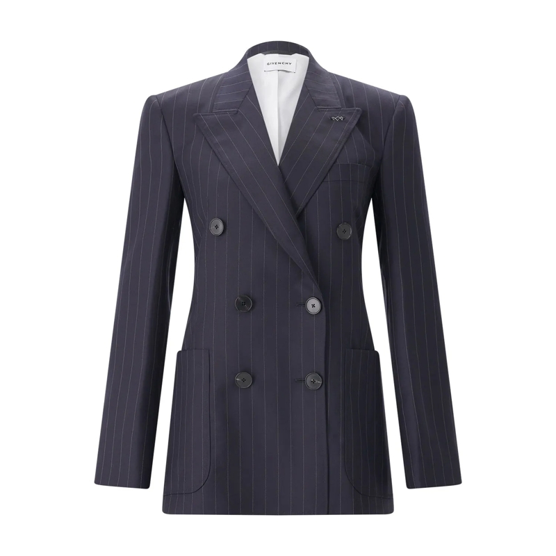 Givenchy Blazer Blazer mit Nadelstreifen dunkelblau(Image 2)