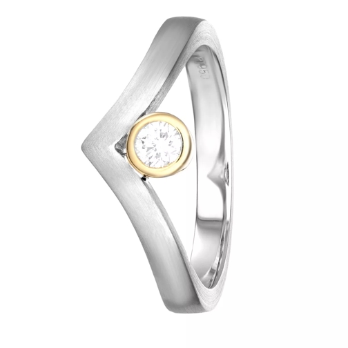 VOLARE Ring Bicolor Bague solitaire