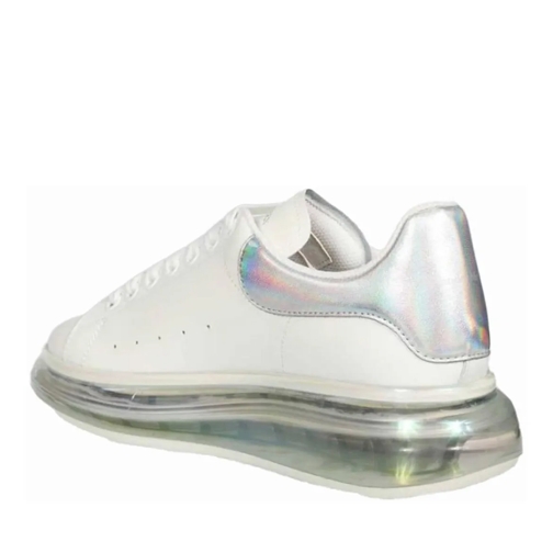Alexander McQueen sneaker basse Oversized Sole Silver Sneaker White (Image 2)