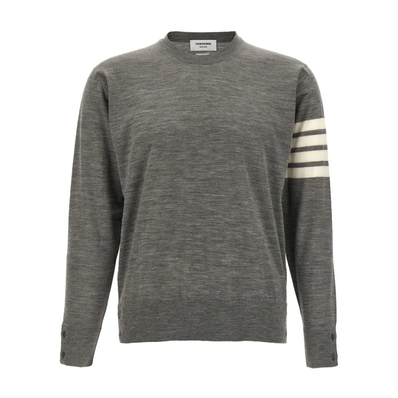 Thom Browne Pull '4 Bar' Sweater Grey