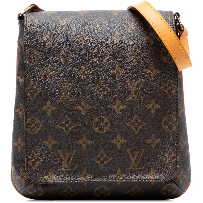 Louis Vuitton Schultertasche Monogram Musette Salsa PM Long Strap braun