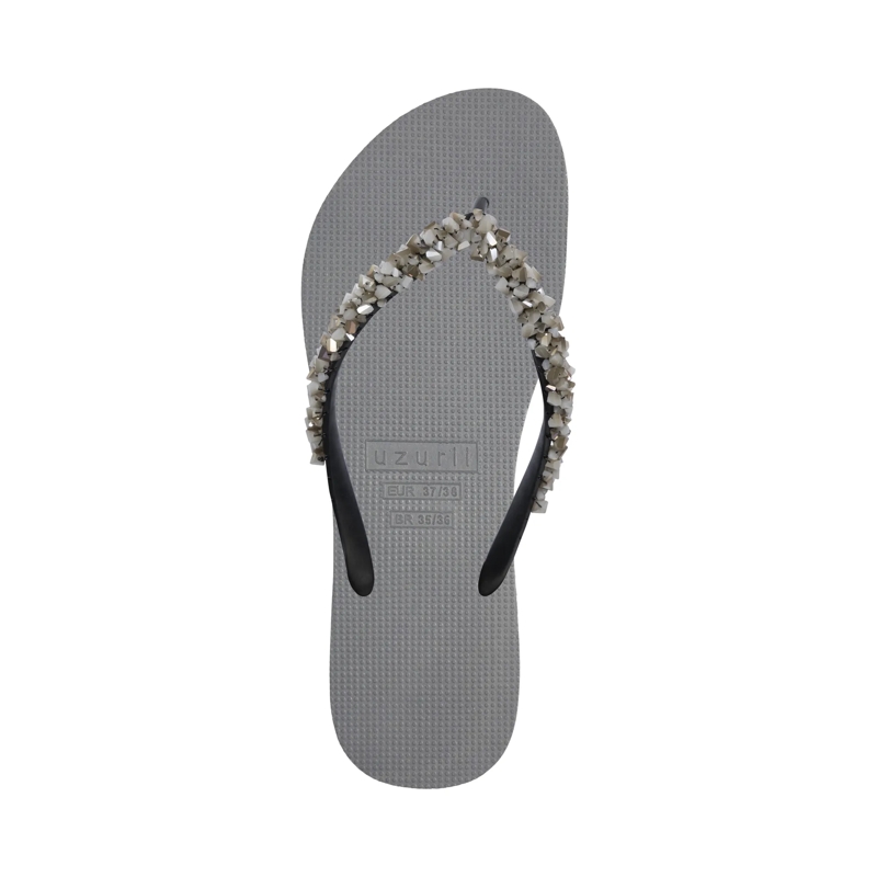 UZURII Flip Flops Zehentrenner Classic Aby Silver silber(Image 3)