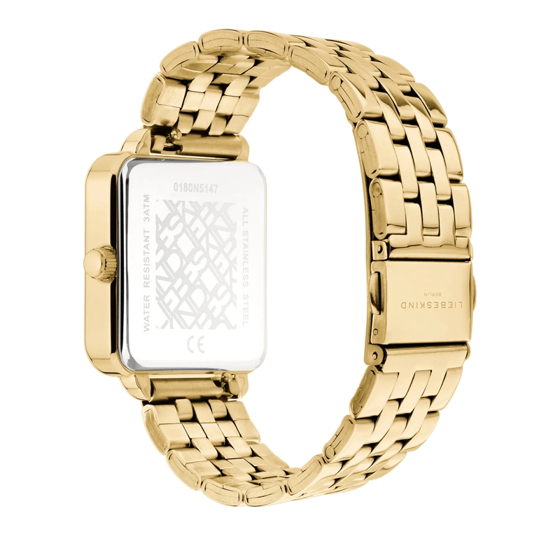 Liebeskind Berlin Quarzuhr Edelstahl The Classic Square gold(Image 3)