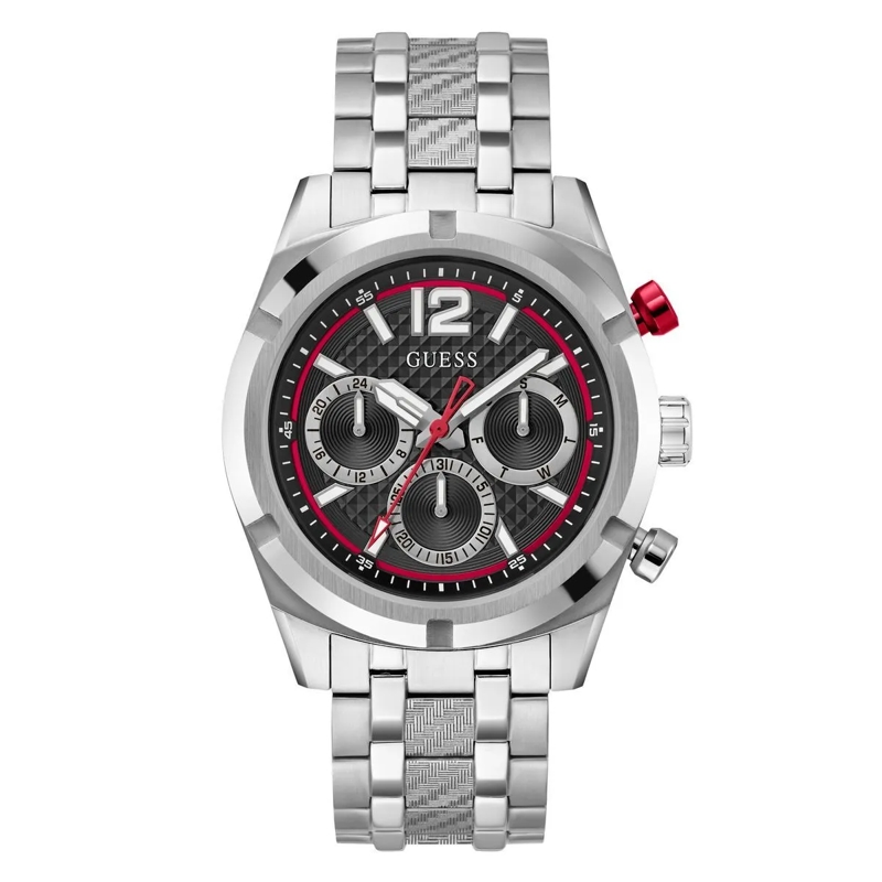 Guess Automatikuhr Multi-Function Watch Gs Resistance silber