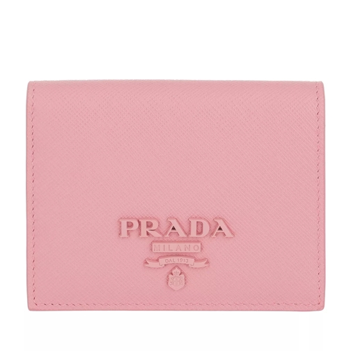 Prada Small Wallet Saffiano Shaine Petalo Portemonnaie mit Überschlag