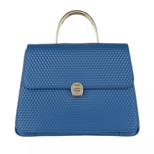AIGNER Genoveva M Handbag True Blue Satchel