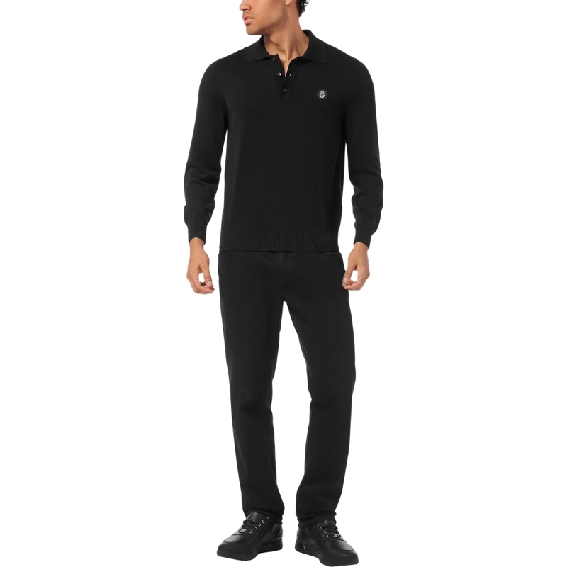 BILLIONAIRE Top Poloshirt Ls schwarz(Image 3)