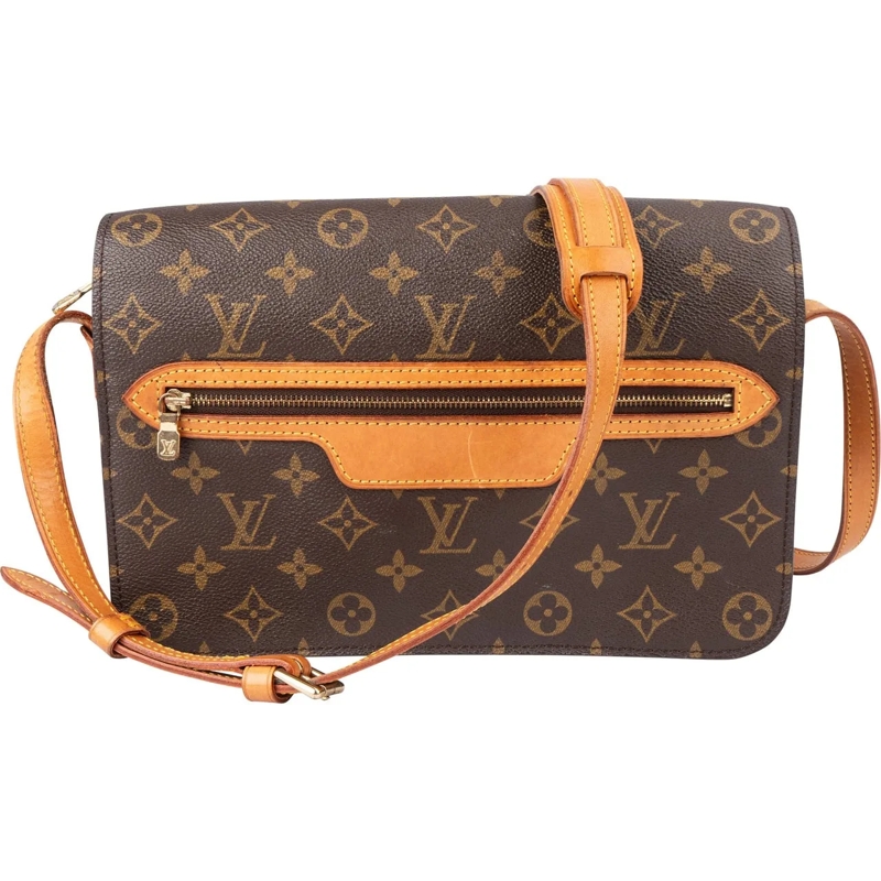 Louis Vuitton Tote Louis Vuitton Canvas Monogram Saint Germain GM Cro braun