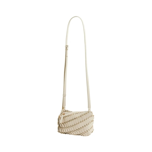 Paco Rabanne Schultertasche Leather Crossbody Bag White