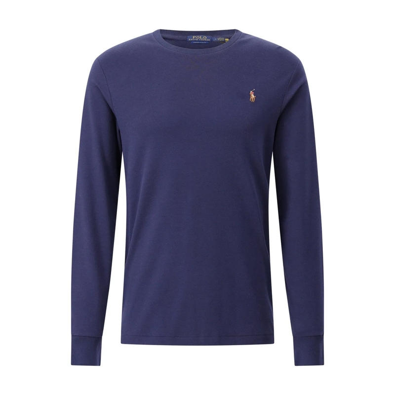 Polo Ralph Lauren Chemise Longsleeve mit Logo Dunkelblau