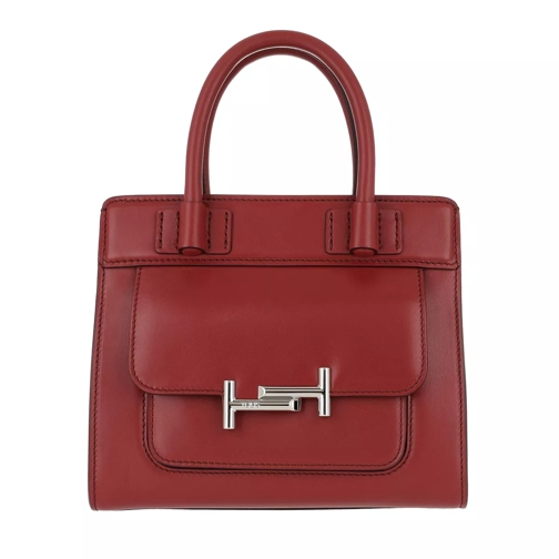 Tod's Mini Double T-Bag Red Tote