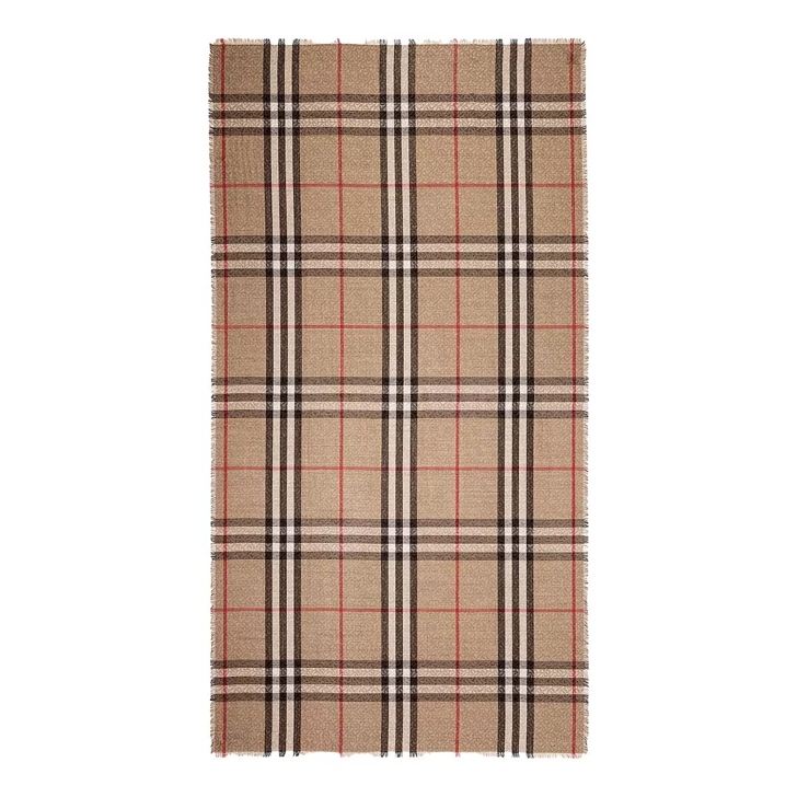 Beige best sale burberry scarf