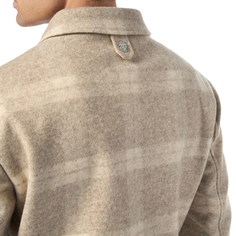 BILLIONAIRE Lederjacke Jacke Crest beige(Image 5)