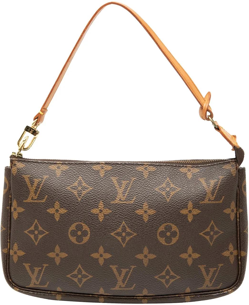 Louis Vuitton Hobo Bags - Monogram Pochette Accessoires - Gr. unisize - in Braun - für Damen