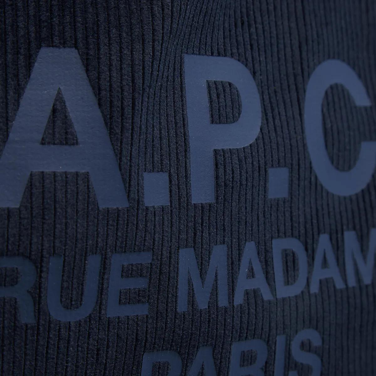 A.P.C. Shoppers Tote Lou Rue Madame in blauw