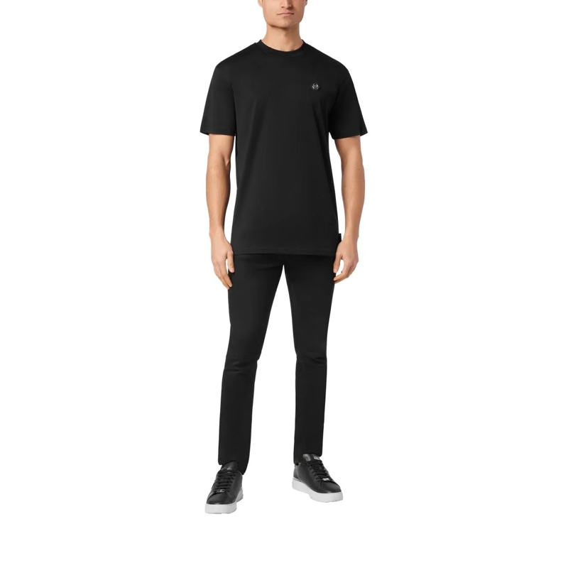 Philipp Plein T-Shirt T-Shirt Gothic Plein Mit Schmucksteinen schwarz(Image 2)
