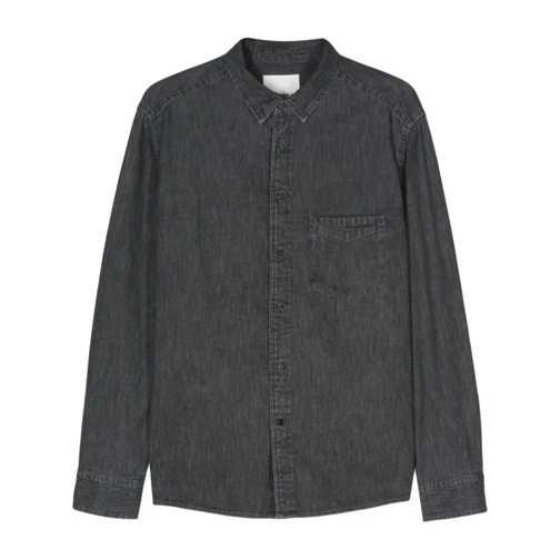 Isabel Marant Regular Cotton Shirt Grey Skjortor