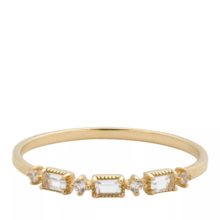 Baguette hot sale pave ring