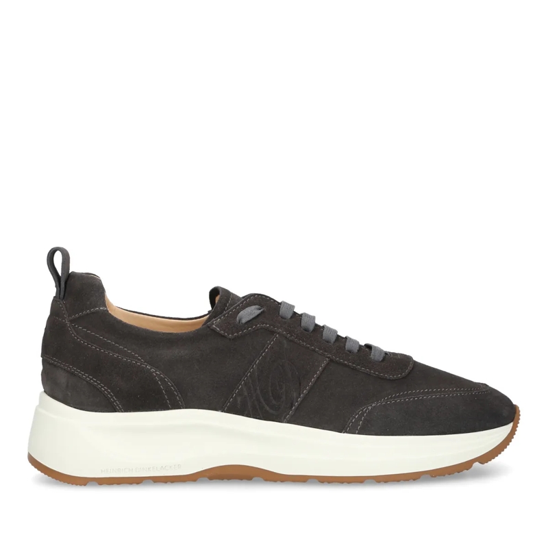 Heinrich Dinkelacker Lage-top sneaker Sportliche Dynamik trifft auf zeitlose Eleganz: De dunkel-grau