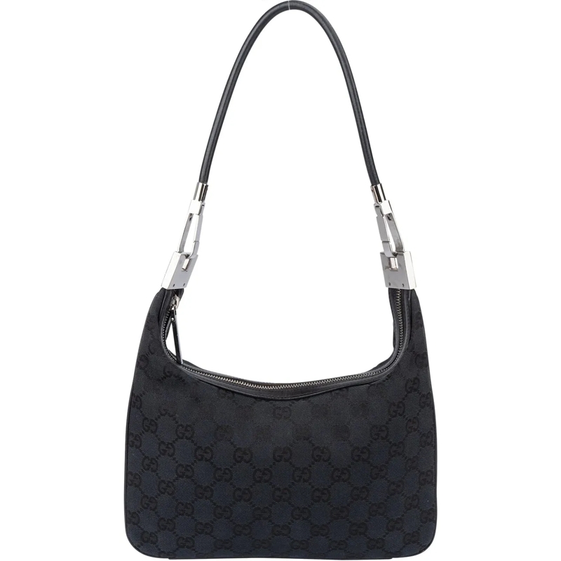 Gucci Schultertasche Gucci GG Monogram Shoulder Bag schwarz