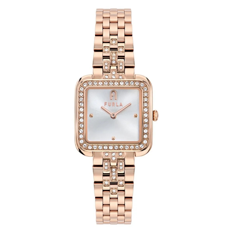 Furla Quarzuhr Quarz-Analoguhr Furla Diamante rosa