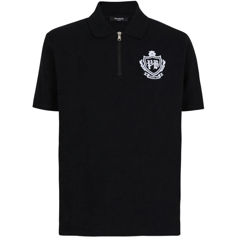 Balmain Polo T-Shirts And Polos White weiß