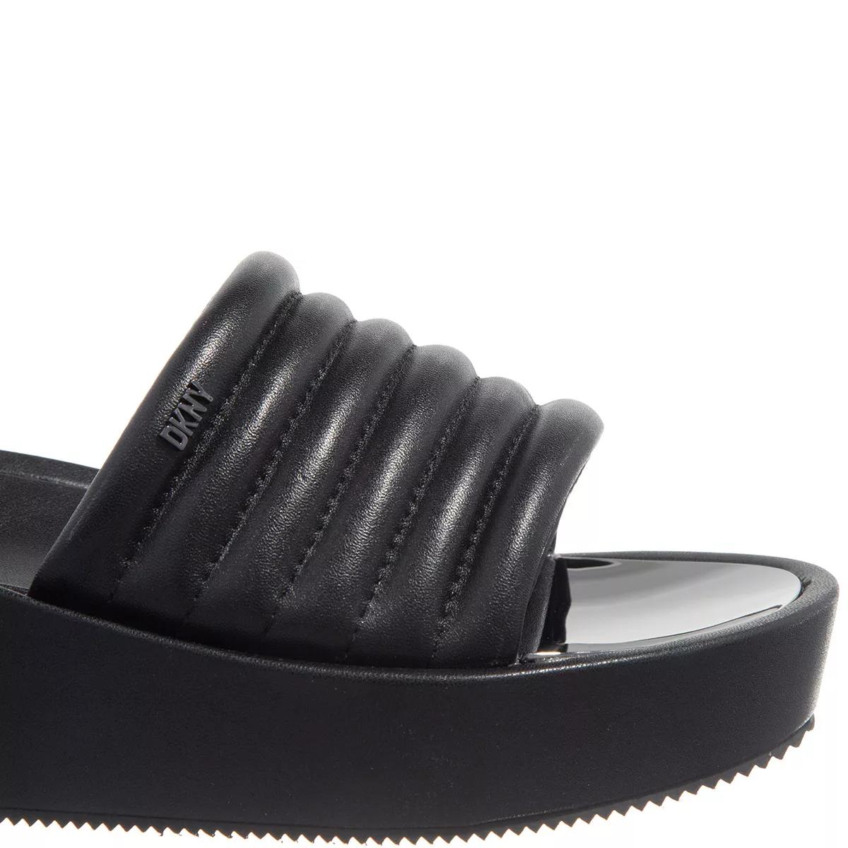 Dkny discount slides black