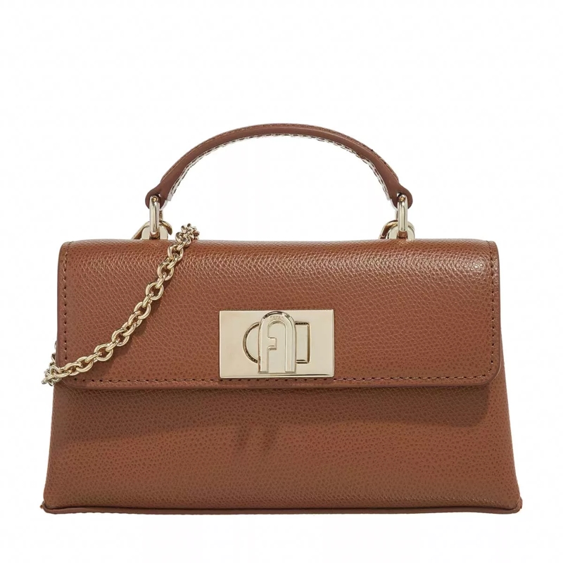 Furla Minitasche Furla 1927 Mini Crossbody Top Handle - Ares Cognac H