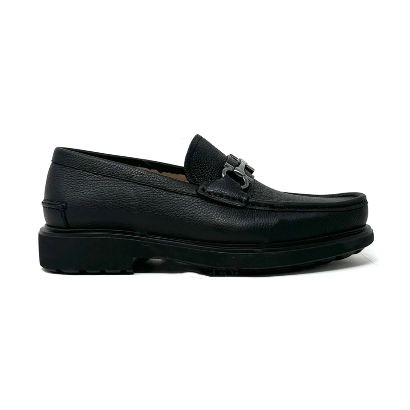 Salvatore Ferragamo T-Shirt Salvatore Ferragamo Glasgow Leather Loafers schwarz