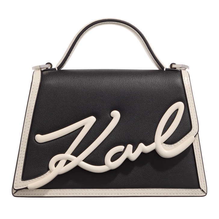 Neu Tolle Karl Lagerfeld Hand Umhänge Tasche schwarz factory NEU