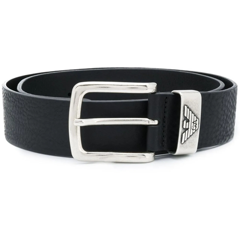 Emporio Armani Ledergürtel Belts Black schwarz