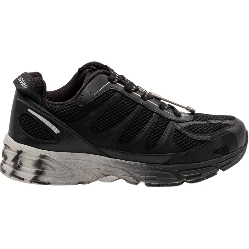 44 Label Group Low-Top-Sneaker Sneakers Dragger con Lacci e Inserti in Mesh schwarz