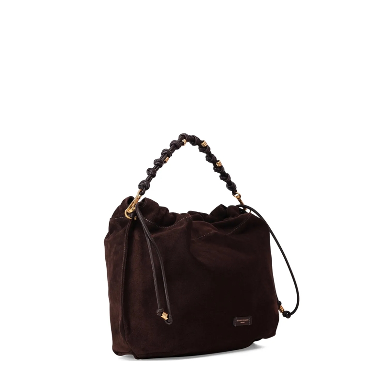 Gianni Chiarini Sac à bandoulière Tasche Morgana aus Veloursleder braun(Image 3)