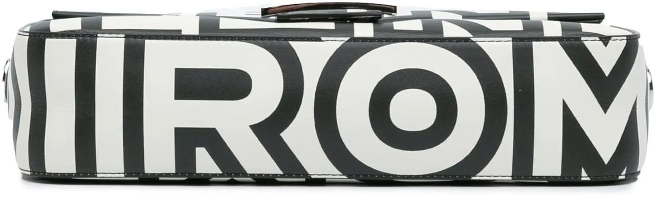 Thumbnail - Fendi Hobo Bags - Marc Jacobs Nappa Vitello King Logo Print Baguette - Gr. unisize - in Weiß - für Damen