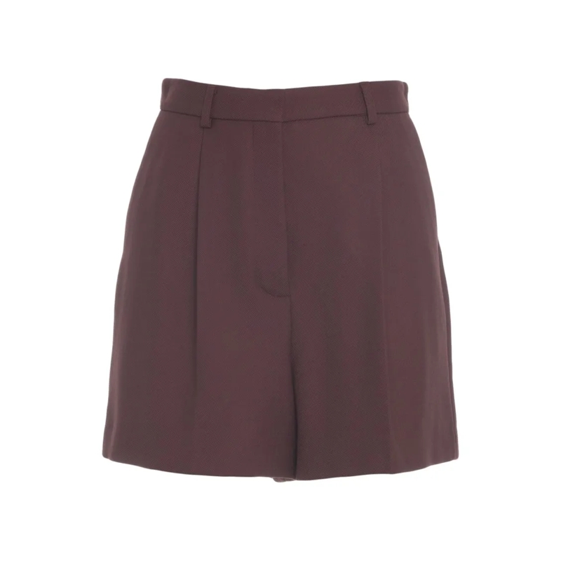 HERSKIND Legere Shorts Pleated Bermuda Shorts Grey