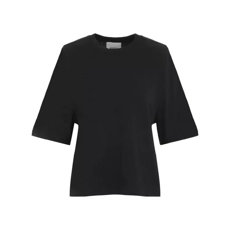 Isabel Marant - Ben Black Cotton T-Shirt - Größe S - black