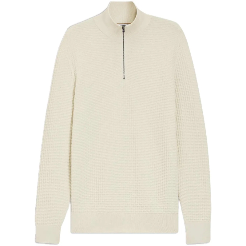Boss Pullover H-Ulicio Open White weiß